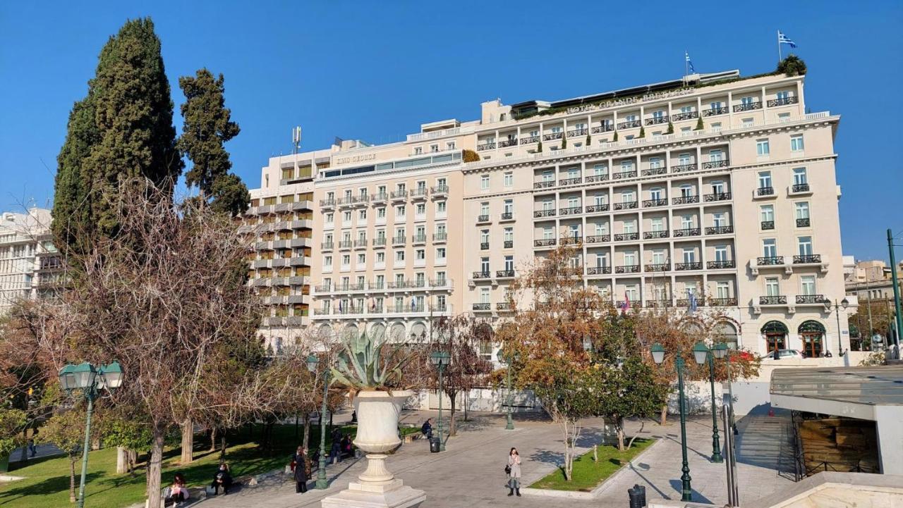 Grand Apartment In Parliament Square Athene Buitenkant foto
